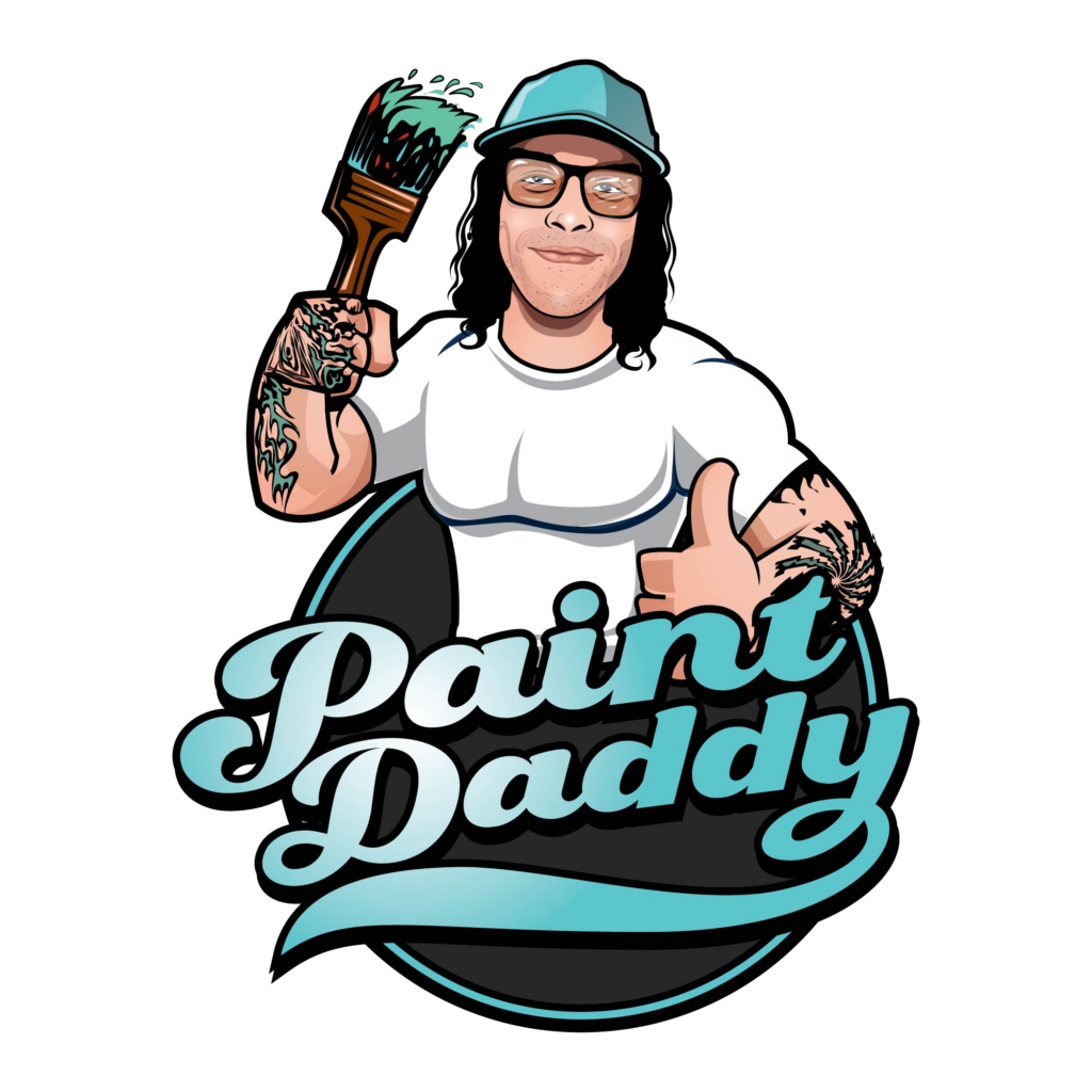 Paint Daddy Mascot Transparent Background